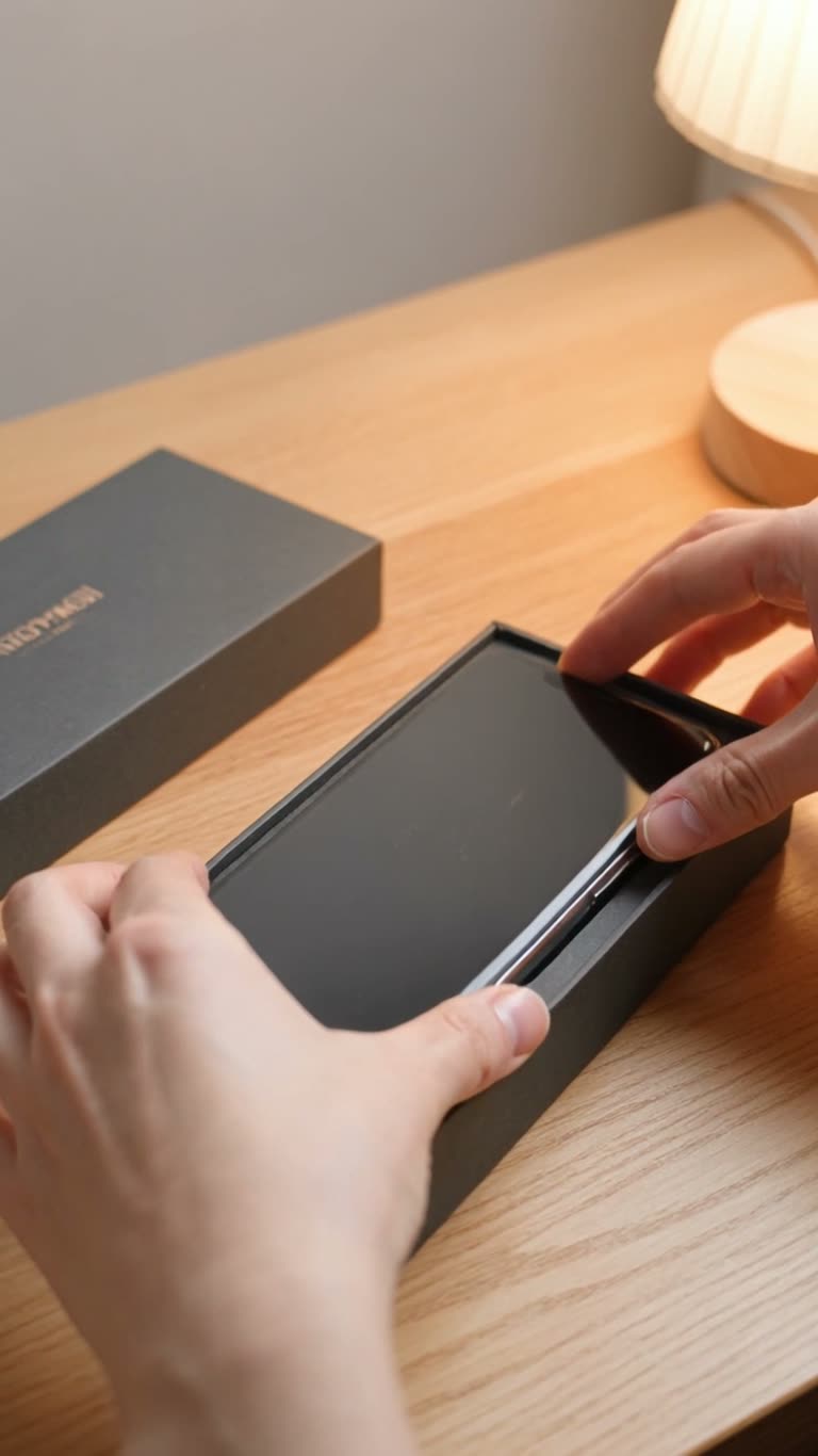 Unboxing reveal frame